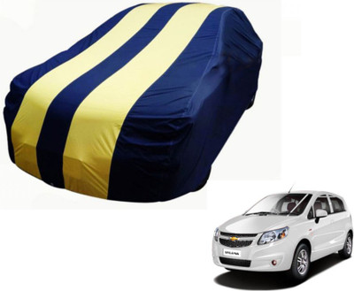 MOCKHE Car Cover For Chevrolet Sail UVA (Without Mirror Pockets)(Blue, Yellow)