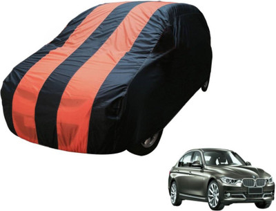 Flipkart SmartBuy Car Cover For BMW 3 Series (Without Mirror Pockets)(Blue, Orange)