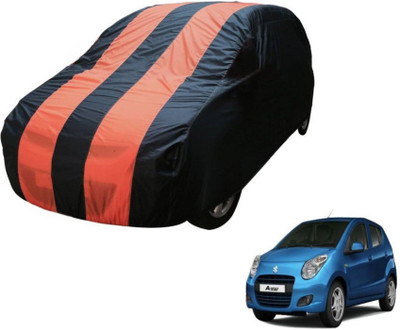 MOCKHE Car Cover For Maruti Suzuki A-Star (Without Mirror Pockets)(Blue, Orange)