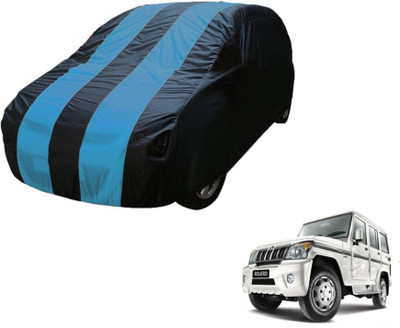 MOCKHE Car Cover For Mahindra Bolero (Without Mirror Pockets)(Blue)