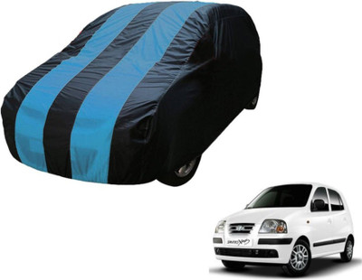 MOCKHE Car Cover For Hyundai Santro Xing (Without Mirror Pockets)(Blue)