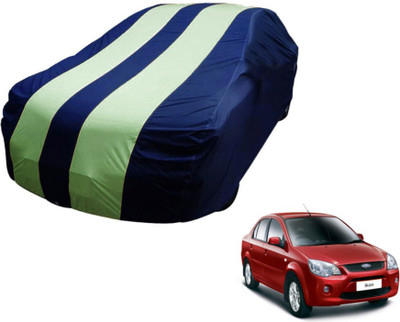 Flipkart SmartBuy Car Cover For Ford Ikon (Without Mirror Pockets)(Blue, Green)
