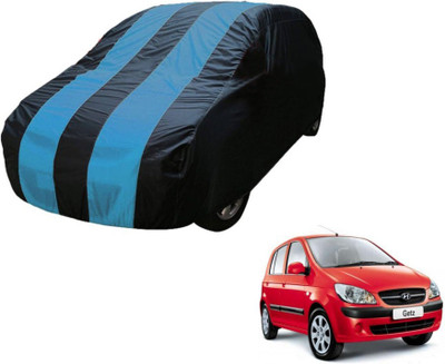 MOCKHE Car Cover For Hyundai Getz (Without Mirror Pockets)(Blue)