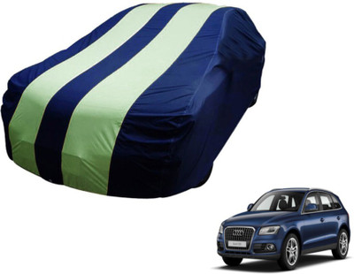 Flipkart SmartBuy Car Cover For Audi Q5 (Without Mirror Pockets)(Blue, Green)