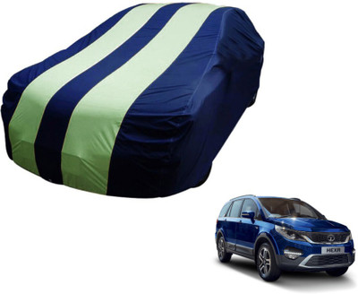 MOCKHE Car Cover For Tata Hexa (Without Mirror Pockets)(Blue, Green)