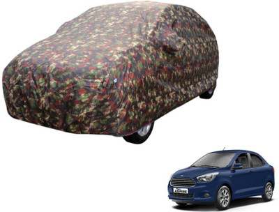 MOCKHE Car Cover For Ford Figo Aspire (Without Mirror Pockets)(Multicolor)