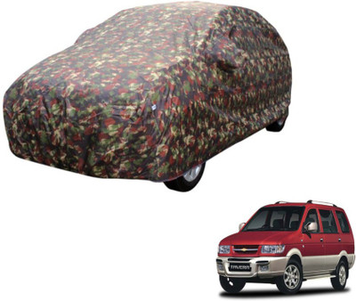 MOCKHE Car Cover For Chevrolet Tavera (Without Mirror Pockets)(Multicolor)
