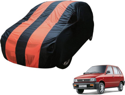 MOCKHE Car Cover For Maruti Suzuki 800 (Without Mirror Pockets)(Blue, Orange)
