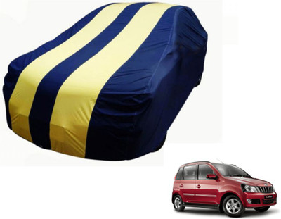 MOCKHE Car Cover For Mahindra Quanto (Without Mirror Pockets)(Blue, Yellow)