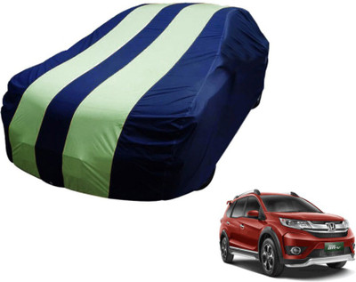 MOCKHE Car Cover For Honda BR-V (Without Mirror Pockets)(Blue, Green)