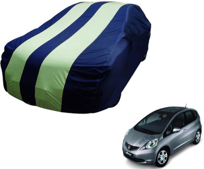 Flipkart SmartBuy Car Cover For Honda Jazz (Without Mirror Pockets)(Blue, Green)