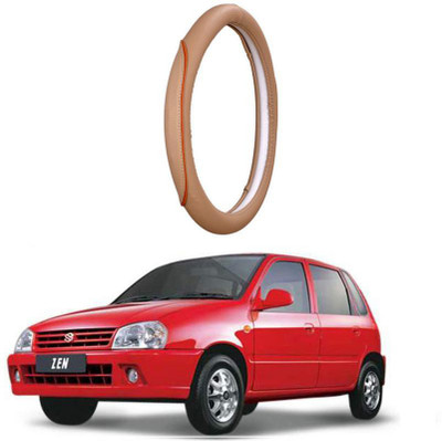 AUTO PEARL Steering Cover For Maruti Zen(Beige, Leatherite)