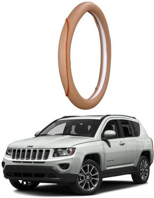 AUTO PEARL Steering Cover For GM CT(Beige, Leatherite)