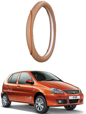 AUTO PEARL Steering Cover For Tata Indica(Beige, Leatherite)