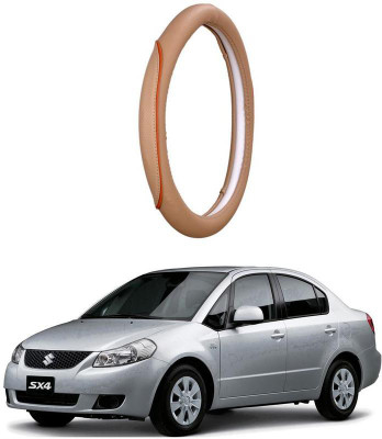 AUTO PEARL Steering Cover For Maruti SX4(Beige, Leatherite)