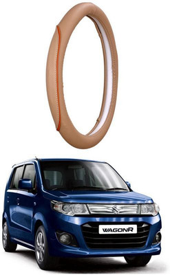 AUTO PEARL Steering Cover For Maruti WagonR(Beige, Leatherite)