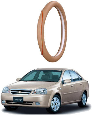 AUTO PEARL Steering Cover For Chevrolet Optra(Beige, Leatherite)