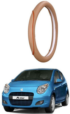 AUTO PEARL Steering Cover For Maruti A-Star(Beige, Leatherite)