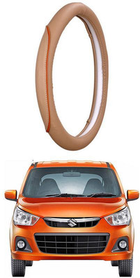 AUTO PEARL Steering Cover For Maruti Alto K10(Beige, Leatherite)