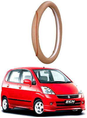AUTO PEARL Steering Cover For Maruti Zen Estilo(Beige, Leatherite)