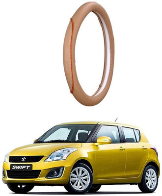 AUTO PEARL Steering Cover For Maruti New Swift(Beige, Leatherite)