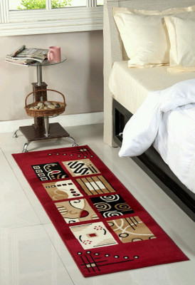 

Countingbeds Maroon Polypropylene Runner(55 cm X 175 cm)
