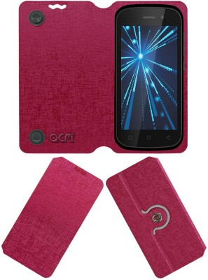 ACM Flip Cover for Swipe Konnect 4g(Pink, Cases with Holder, Pack of: 1)