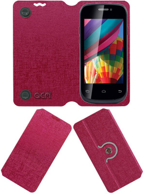 ACM Flip Cover for iBall Andi 3.5 Classique(Pink, Cases with Holder, Pack of: 1)