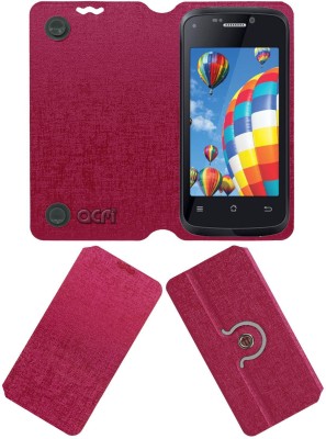 ACM Flip Cover for iBall Andi 3.5KKe Plus(Pink, Cases with Holder, Pack of: 1)