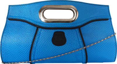 

Hippo Party Blue Clutch
