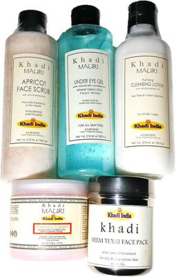 

khadi Mauri Khadi Herbal facial Kit(Set of 5)