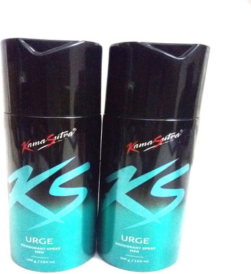 

KamaSutra URGE Deodorant Spray - For Men(300 ml, Pack of 2)