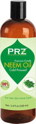 

PRZ Neem Cold Pressed Carrier Oil (100ML) - Pure Natural & Therapeutic Grade Oil For Skin Care & Hair Care Hair Oil(100 ml)