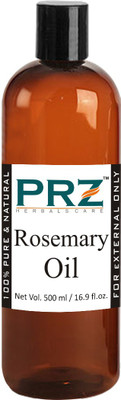 

PRZ Rosemary Essential Oil (500ML) - Pure Natural Use For Aromatherapy, Therapeutic Grade, Health Boost, Hair Re-Growth, Skin Care, Face Hair Oil(500 ml)