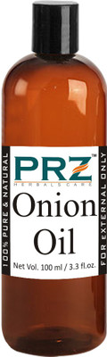 

PRZ Onion Cold Pressed Carrier Oil (100ML) - Pure Natural & Therapeutic Grade Oil For Skin Care & Hair ReGrowth Hair Oil(100 ml)