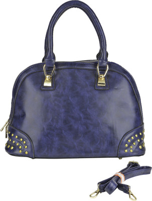 

Liza Hand-held Bag(Blue, Gold)