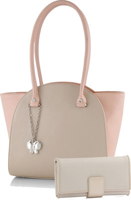 

Butterflies Hand-held Bag(Beige)