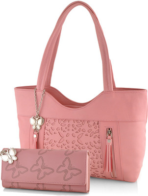

Butterflies Hand-held Bag(Pink)