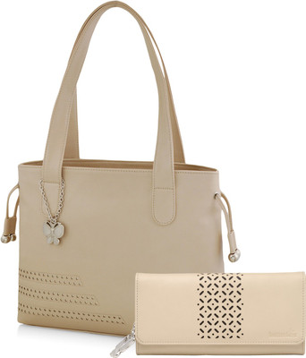 

Butterflies Hand-held Bag(White)