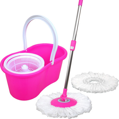 

Fashion Rokz Pure virgin and High quality material Wet & Dry Mop(Pink)
