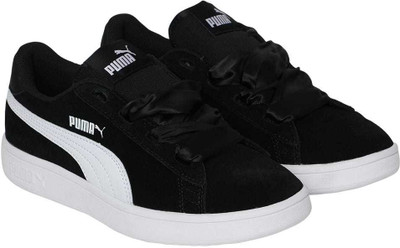

Puma Girls Lace Sneakers(Black, Black- white
