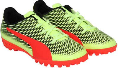 

Puma Boys Lace Football Shoes(Yellow, Yellow-red-black
