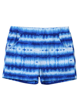 

Beebay Short For Girls Casual Printed Cotton(Blue, Pack of 1