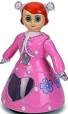Bonkerz Toy Doll Dancing with 3D Light Music Gift For Kids(Pink)