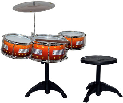 

Bonkerz Super Jazz Drum With Stand and Seat For Kids(Multicolor)