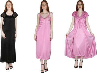 MARAMI Women Nighty(Pink) MARAMI Women Nighty(Pink)