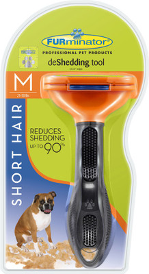

Furminator Medium Dog Short Hair Deshedding Tool Shedding Blade for Dog