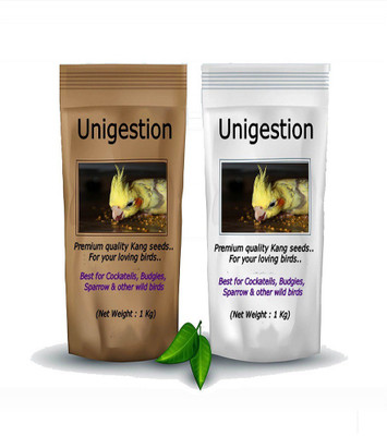 UNIGESTION Parrots and Budgies special Kang Seeds 1 Kgs 1 kg Dry Bird Food