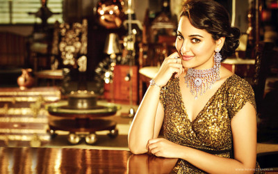 

Celebrity Sonakshi Sinha Actresses India HD Wall Poster Fine Art Print(12 inch X 18 inch, Rolled)