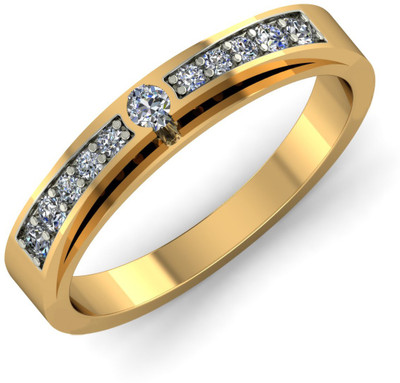 10% OFF on KuberBox Channel 14kt Yellow Gold ring 10% OFF on KuberBox Channel 14kt Yellow Gold ring
